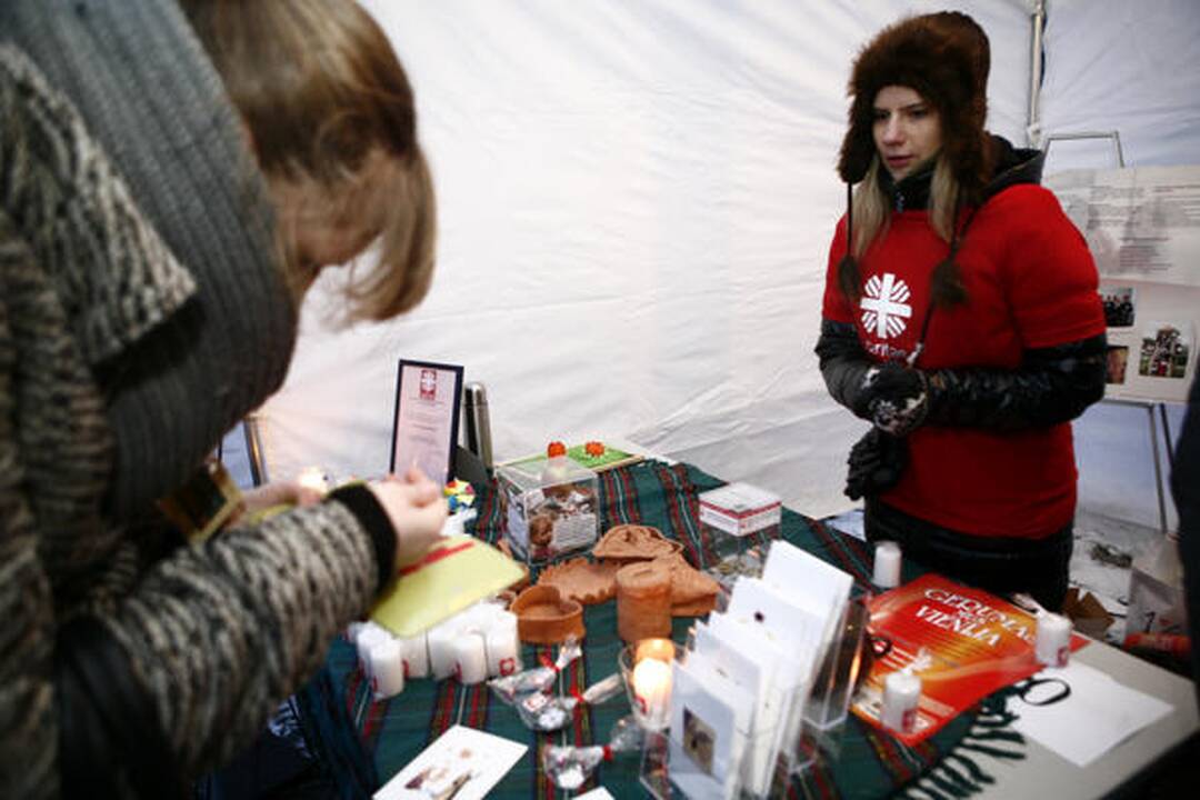 Prezidentūros kiemelyje vyko Kalėdų mugė