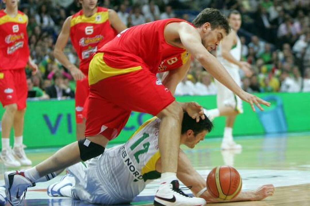 Įspūdingos rinktinės palydėtuvės: Lietuva - Ispanija 94:72