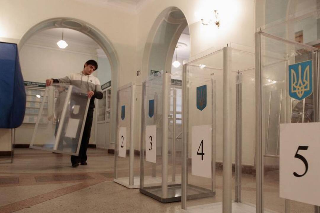 Ukrainoje prasidėjo Rados rinkimai (atnaujinta 11:29 val.)