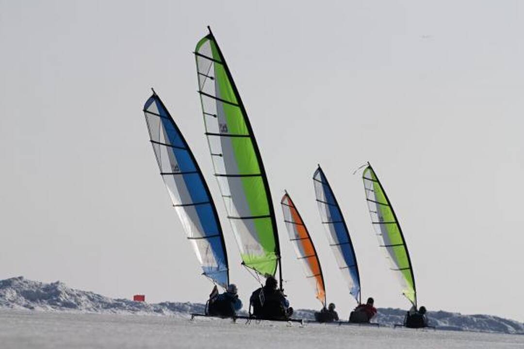 Ice-Blokart ledroges pasaulio čempionate geriausiai valdė šiauriečiai