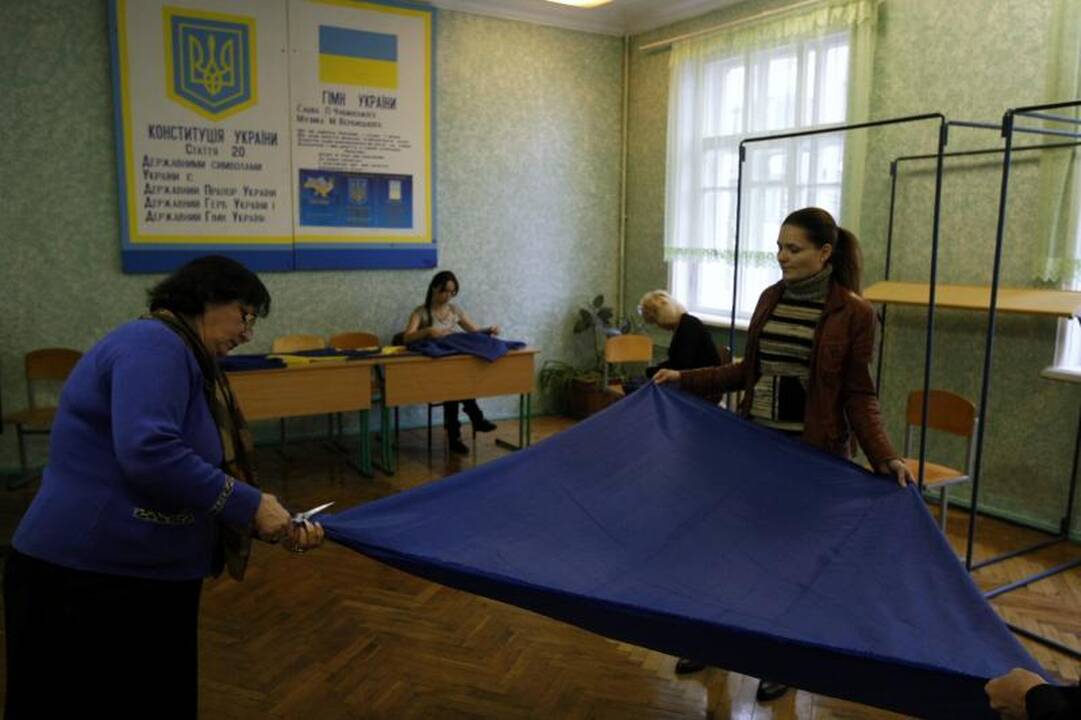Ukrainoje prasidėjo Rados rinkimai (atnaujinta 11:29 val.)