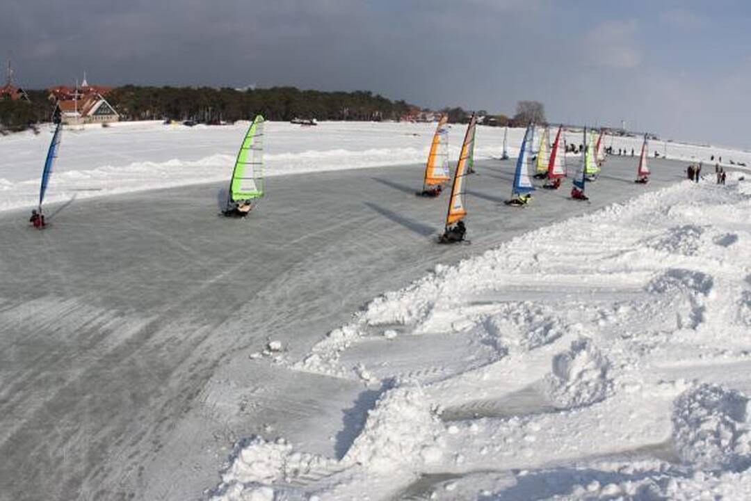 Ice-Blokart ledroges pasaulio čempionate geriausiai valdė šiauriečiai