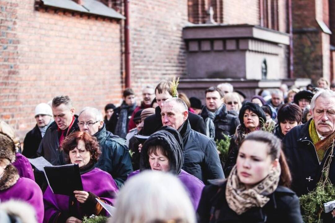 Verbomis puoštas Kristaus Kančios sekmadienis