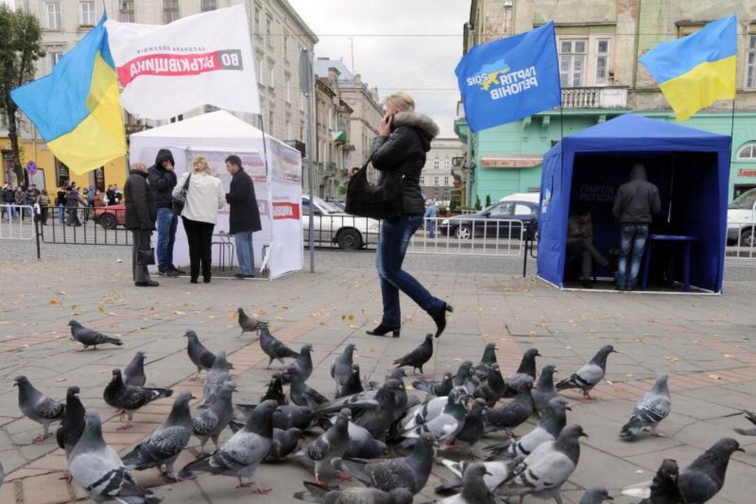 Ukrainoje prasidėjo Rados rinkimai (atnaujinta 11:29 val.)