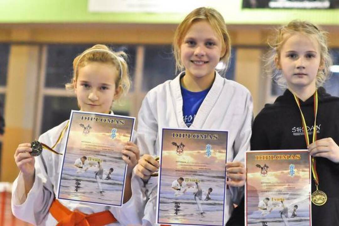 Klaipėdiečiams karatė kiokušin varžybose – 102 medaliai