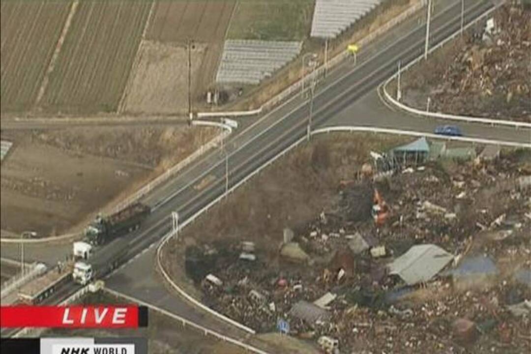 Oficialus žuvusiųjų per žemės drebėjimą Japonijoje skaičius viršijo 1,5 tūkst.