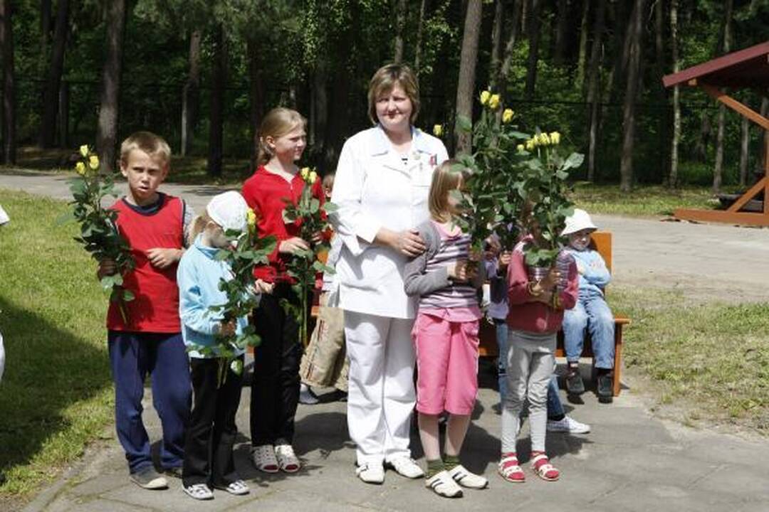 Tuberkulioze sergantiems vaikams surengta šventė 