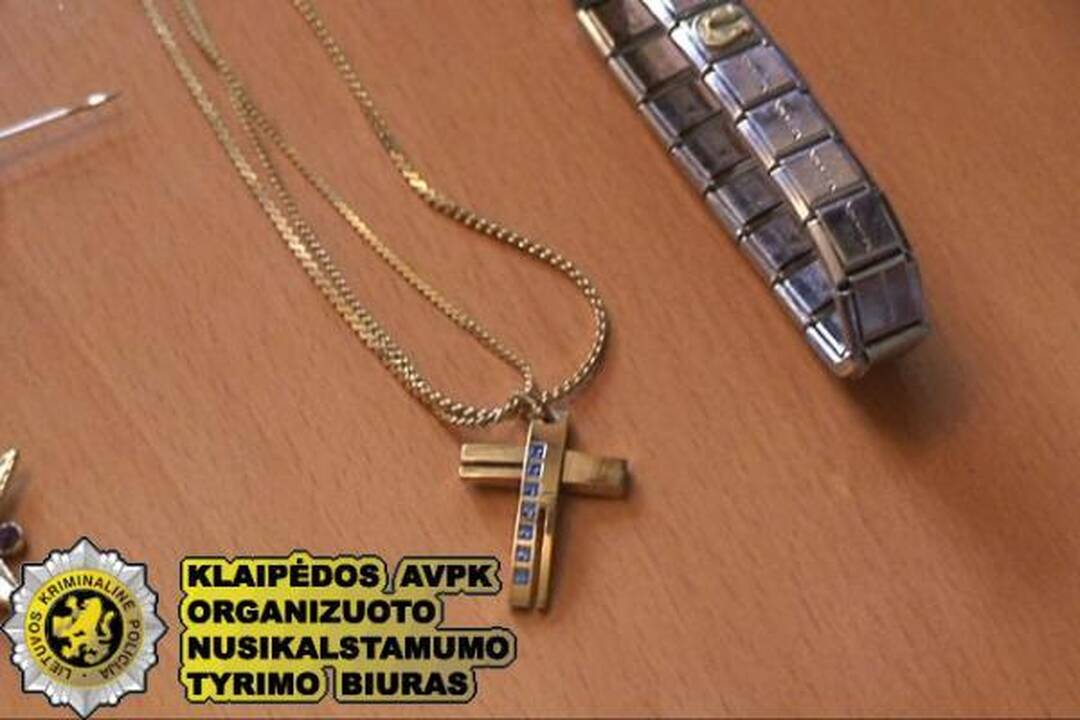 Klaipėdoje išaiškinta papuošalų vagių grupė