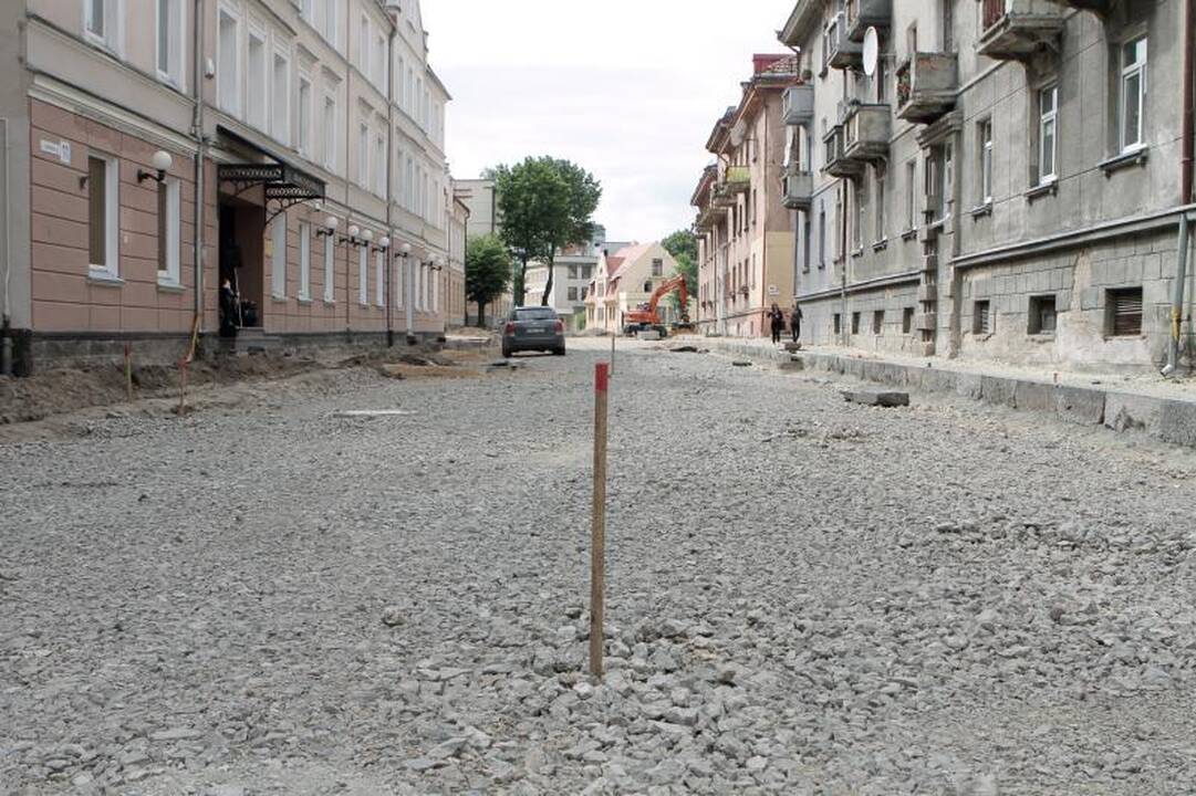Klaipėdos gatvėse intensyviai verda remonto darbai
