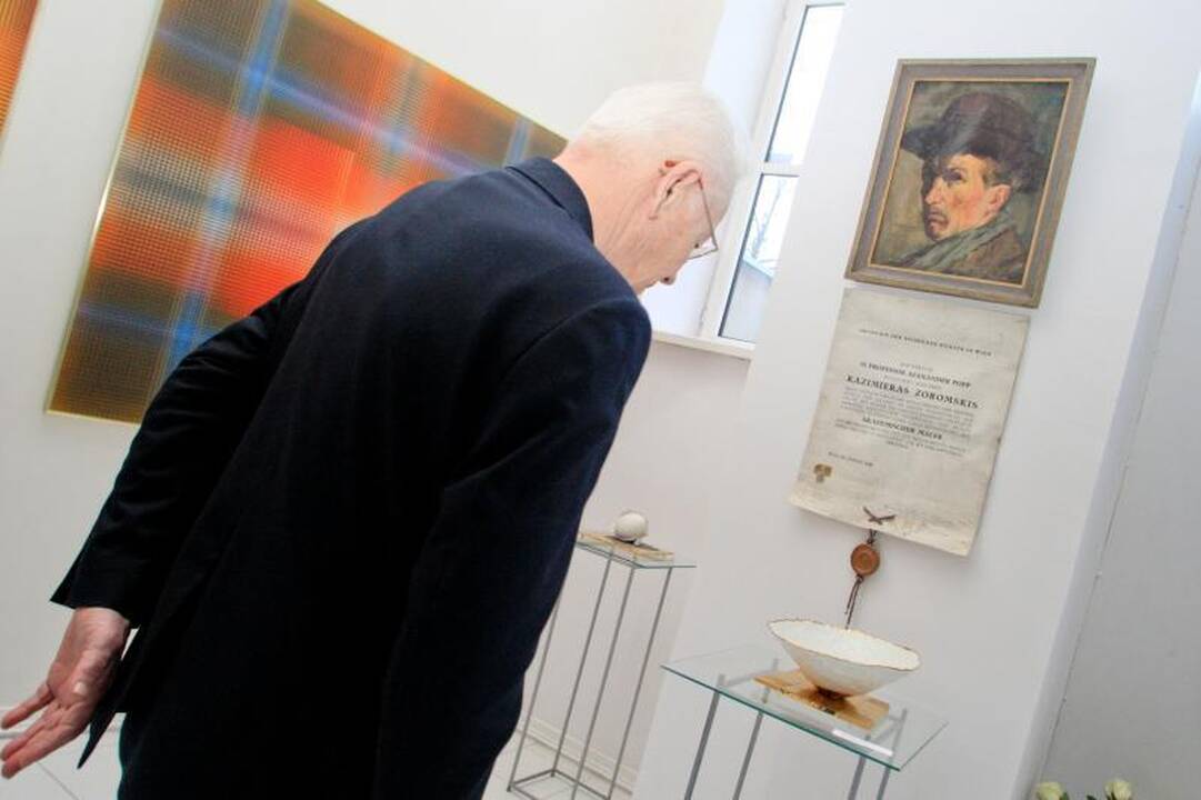 Kazimiero Žoromskio studiją paženklino atminimo lenta