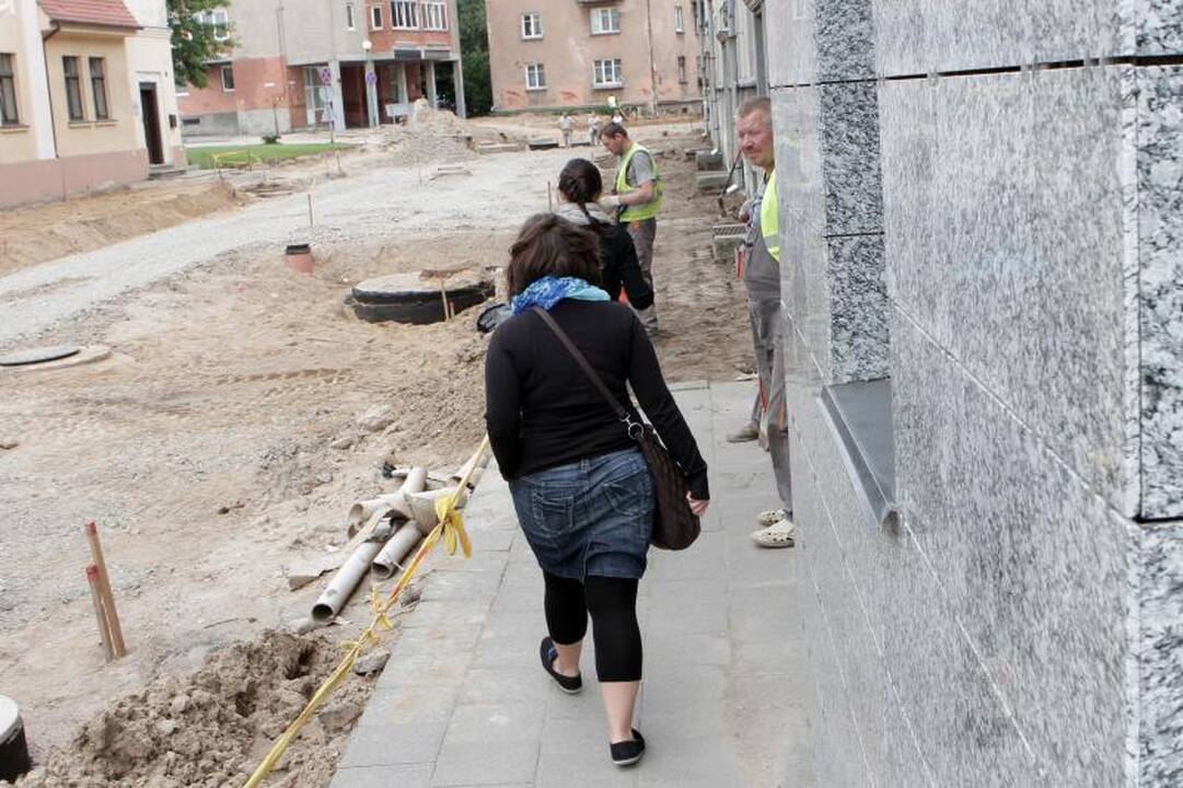 Klaipėdos gatvėse intensyviai verda remonto darbai