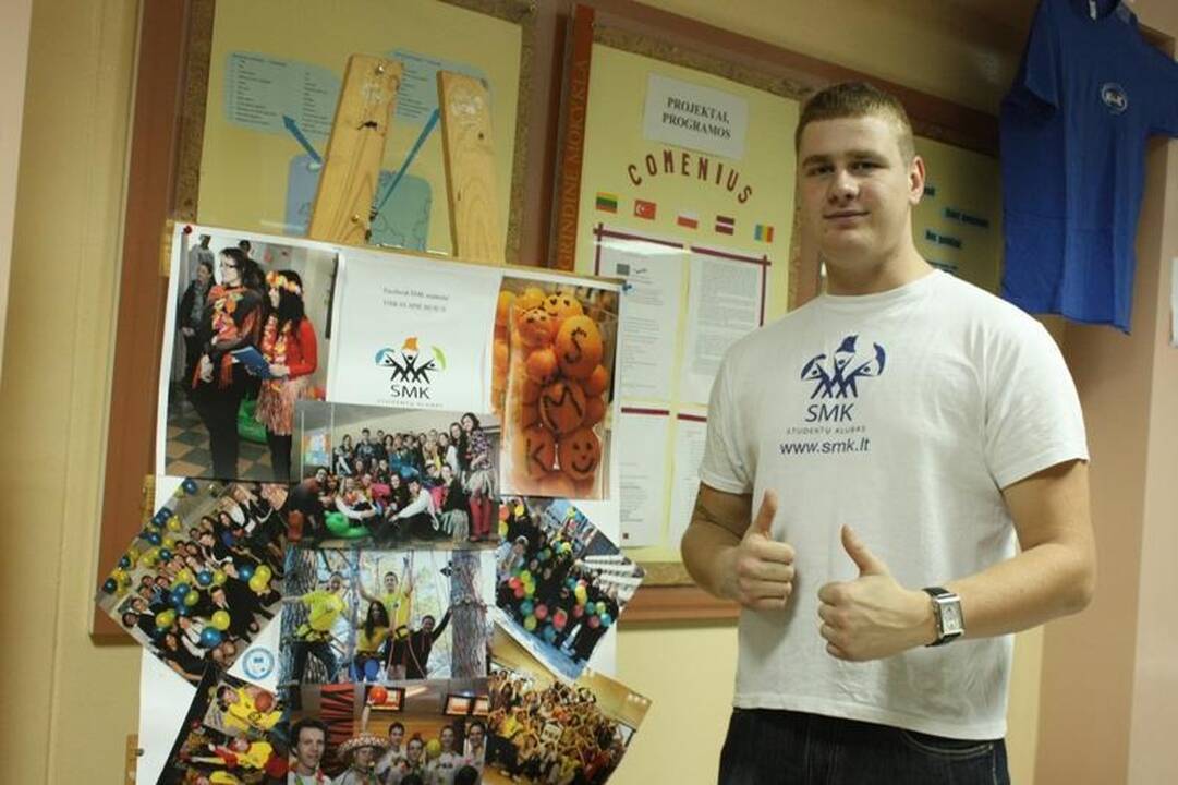 Klaipėdos jaunimo organizacijos netradiciškai prisistatė moksleiviams