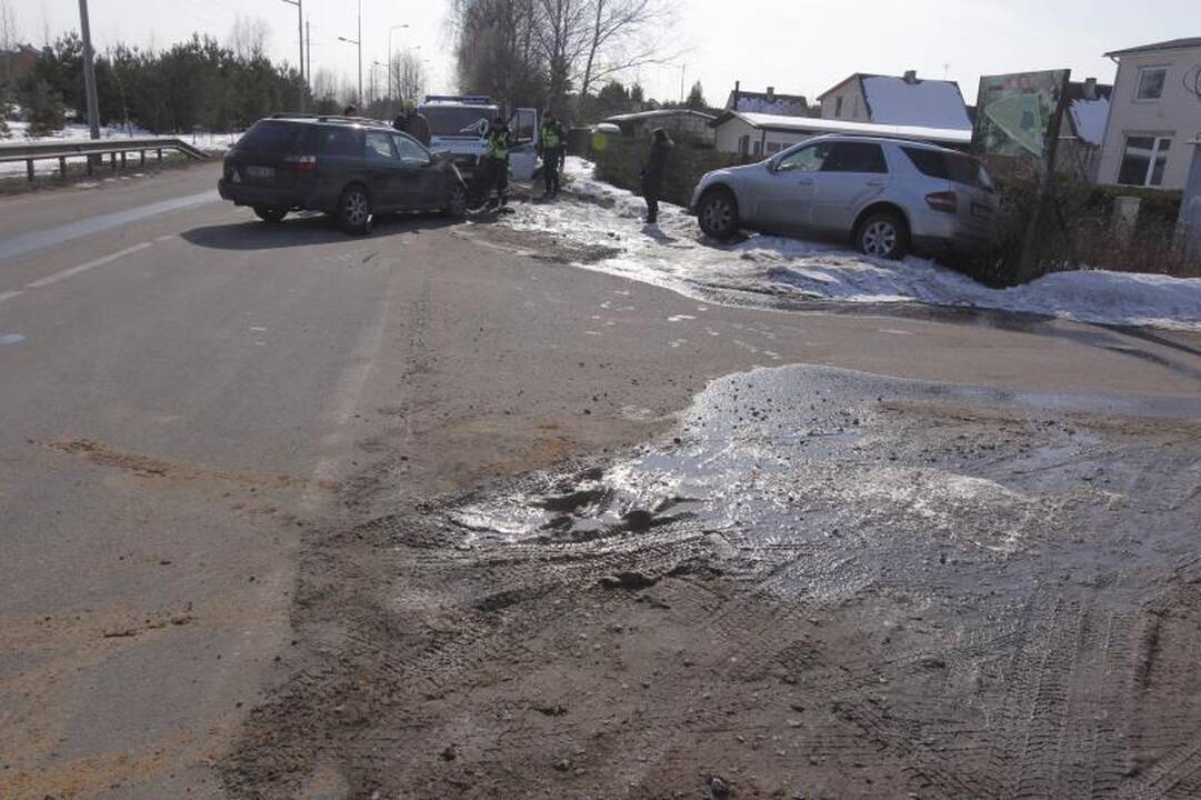 Per avariją Vilniaus pakraštyje sužalotas vaikas 