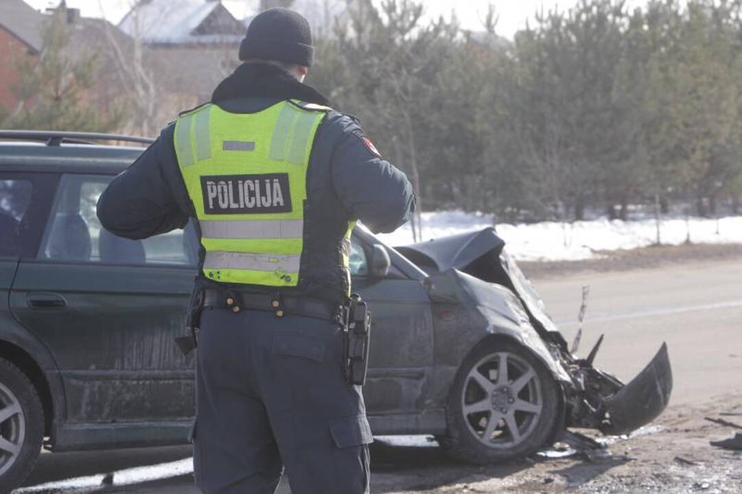Per avariją Vilniaus pakraštyje sužalotas vaikas 