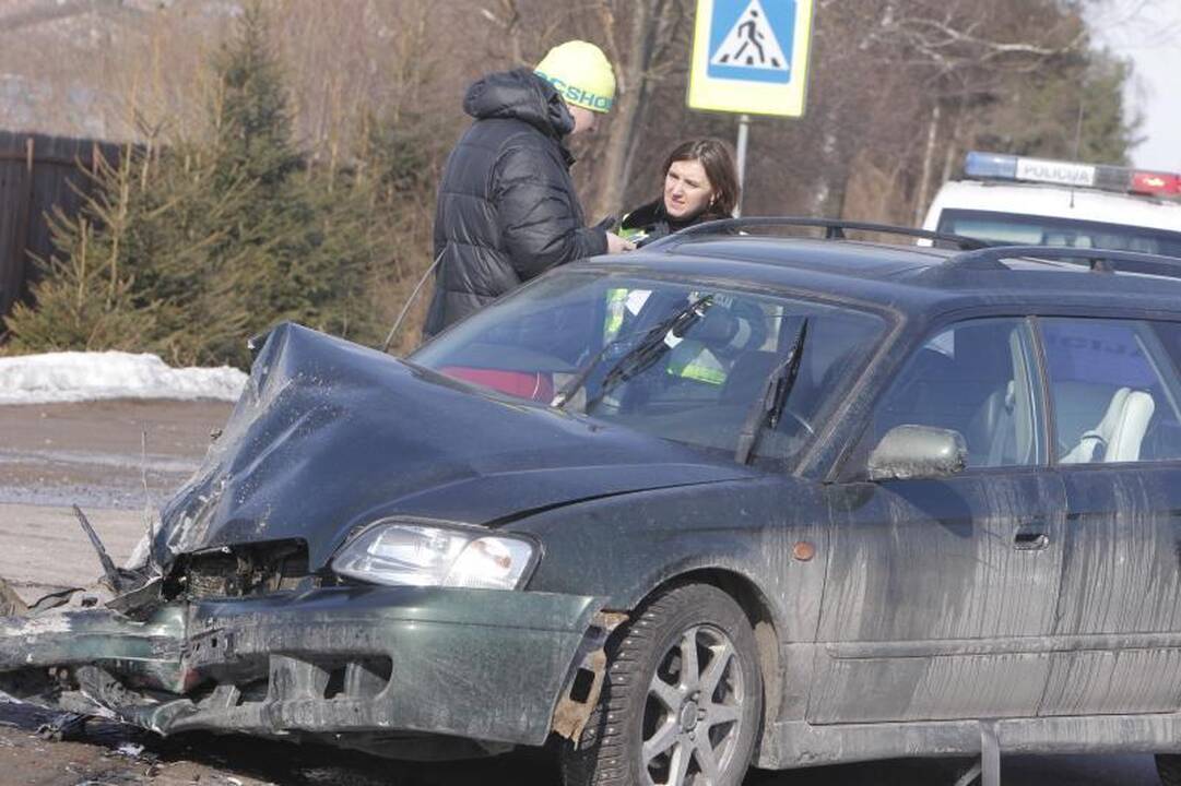 Per avariją Vilniaus pakraštyje sužalotas vaikas 