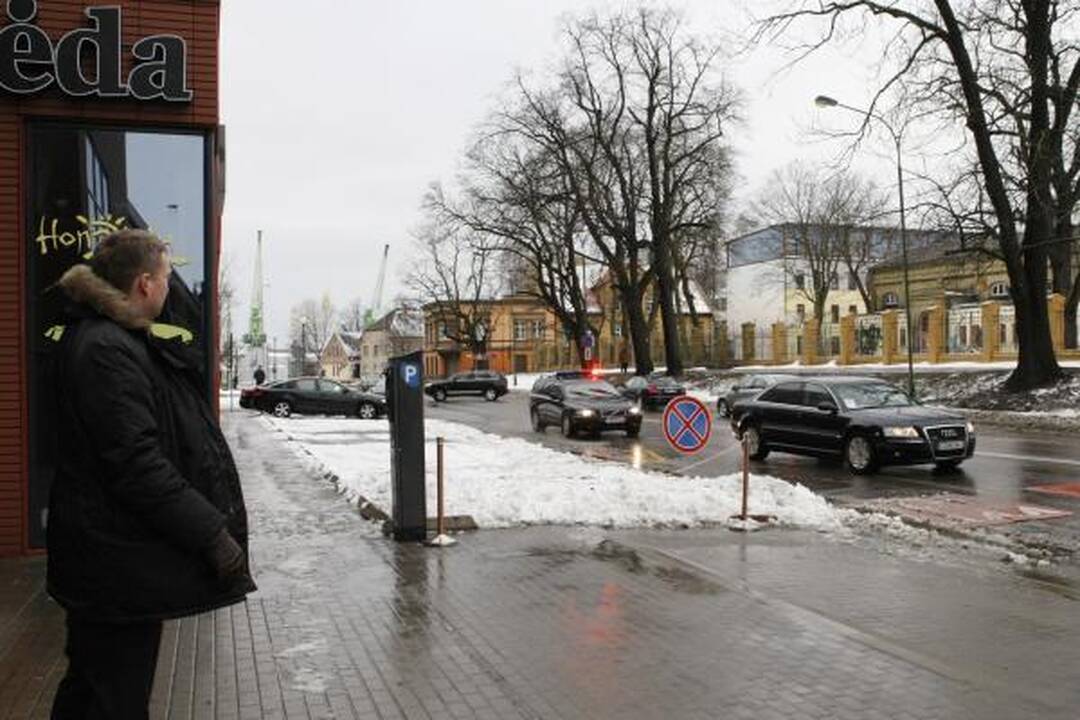 Klaipėdoje vieši Latvijos prezidentas