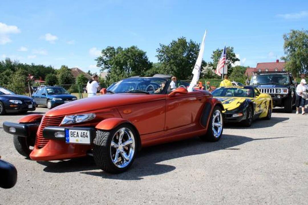 Palangoje rinksis amerikietiškų automobilių mėgėjai (programa)