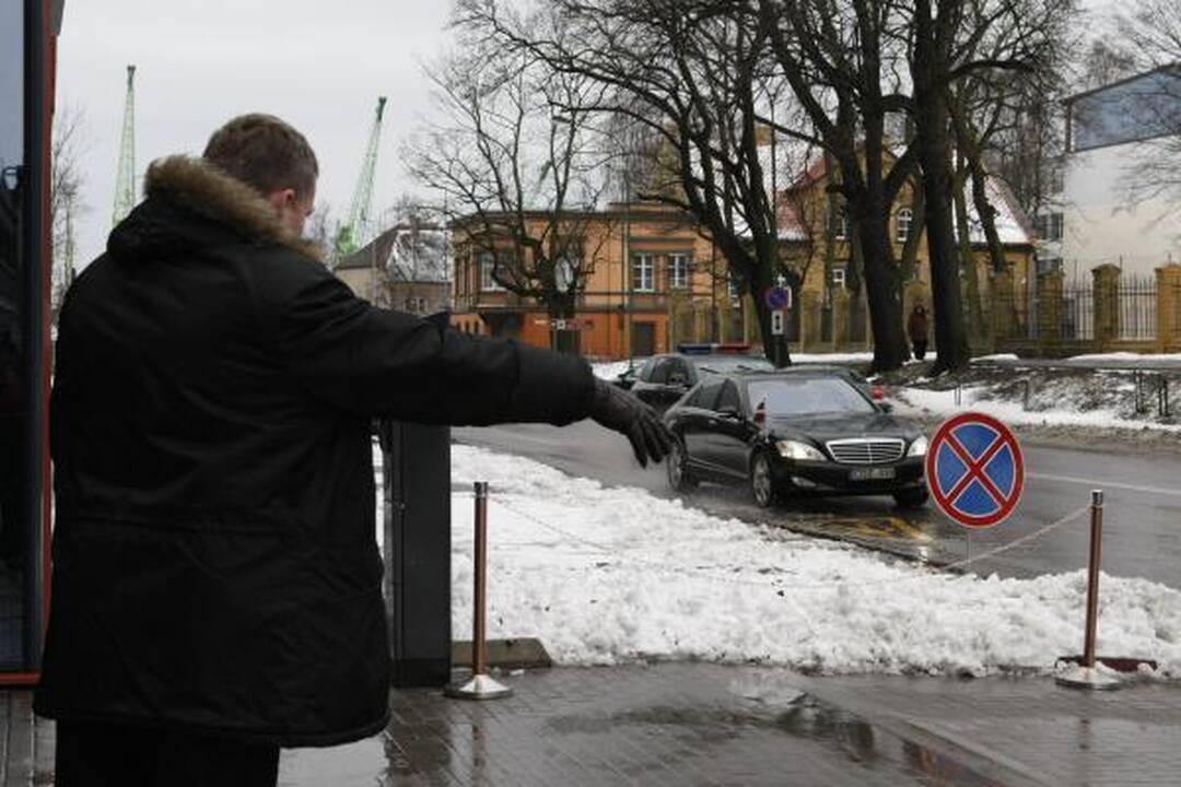 Klaipėdoje vieši Latvijos prezidentas