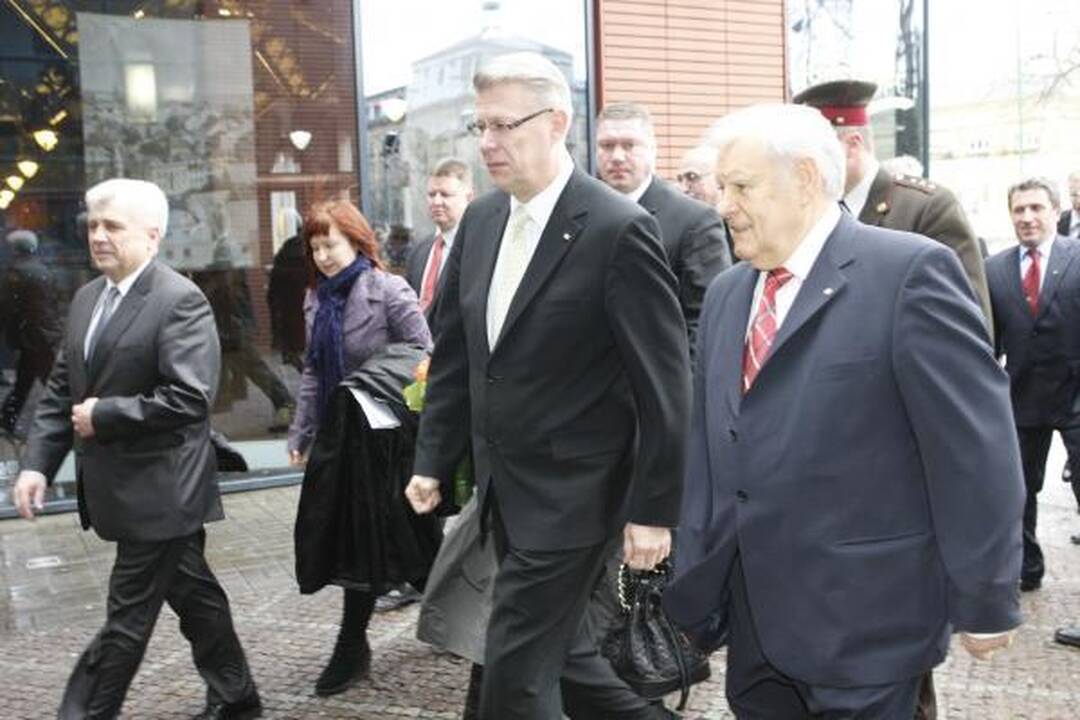 Klaipėdoje vieši Latvijos prezidentas