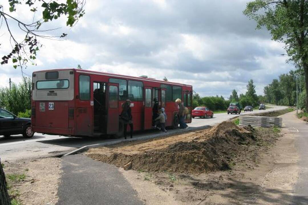 Domeikavoje nutiestas dviračių ir pėsčiųjų takas