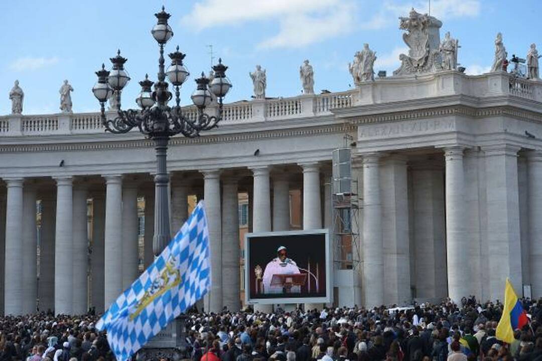 Vatikane inauguruotas popiežius Pranciškus (vaizdo įrašas)