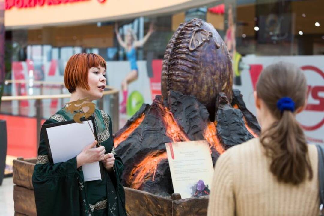 Drakonų parodoje Vilniuje – 500 kilogramų sveriantys drakonai