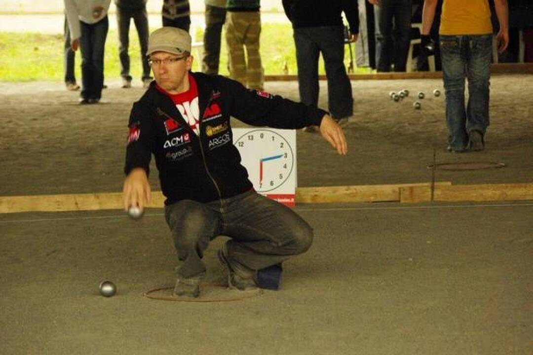 Petankės čempionatas - po M.K.Čiurlionio tiltu