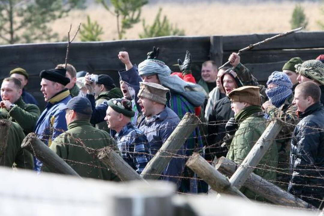 Kairių poligone – Afganistano karių pratybos