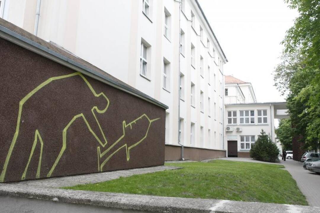 Ant vaikų ligoninės sienos – dviprasmiški piešiniai