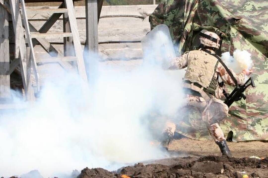 Kairių poligone – Afganistano karių pratybos