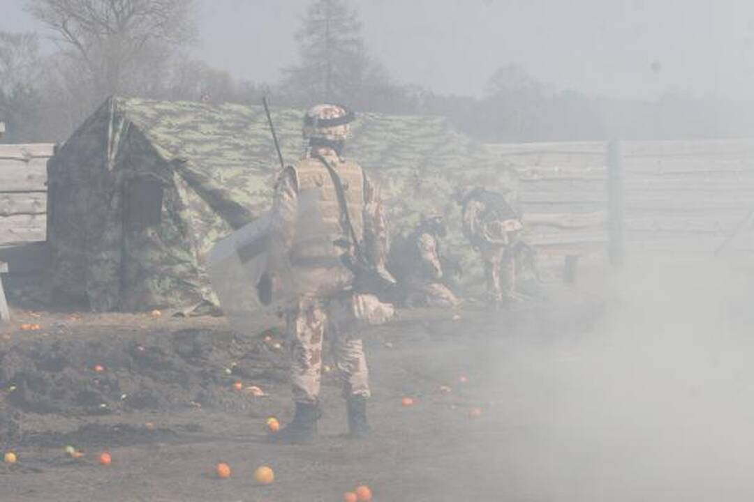 Kairių poligone – Afganistano karių pratybos
