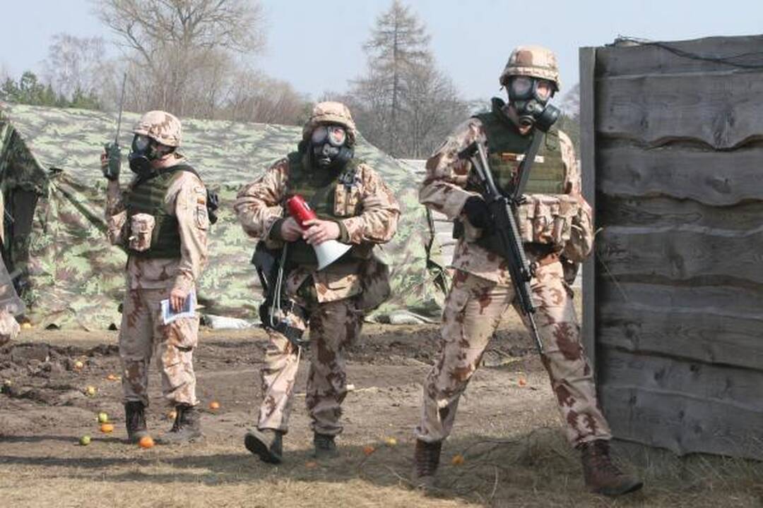 Kairių poligone – Afganistano karių pratybos