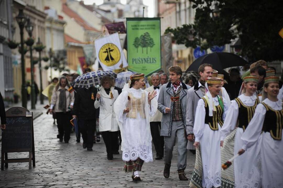 Kaune nuaidėjo pirmieji Dainų šventės akordai