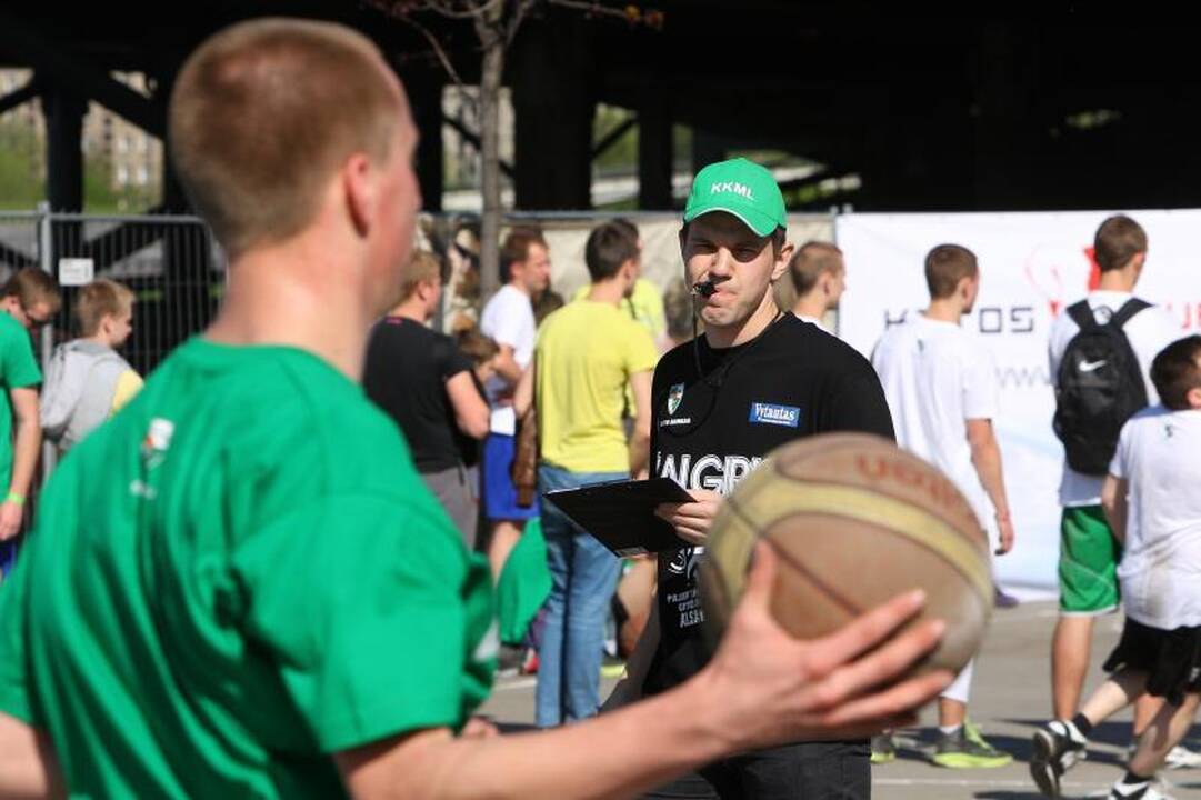 Kaune startavo „Žalgirio“ gatvės krepšinio turnyras