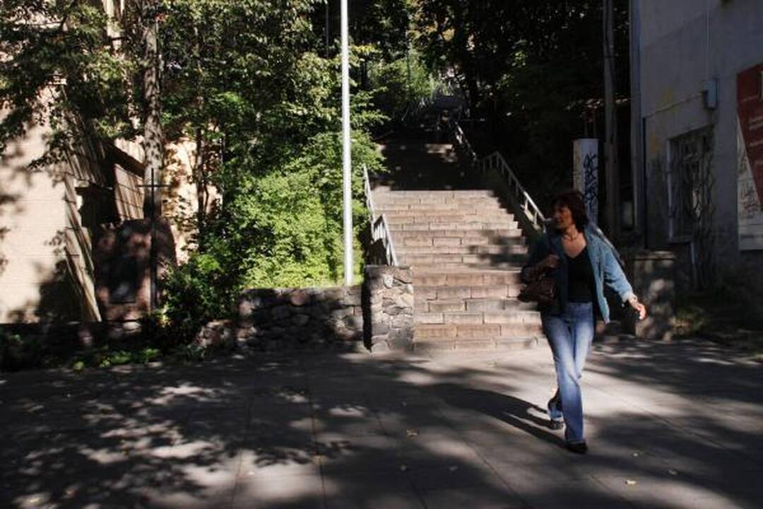 Laiptai - Kauno, įsikūrusio slėnyje ir kalvose, likimas