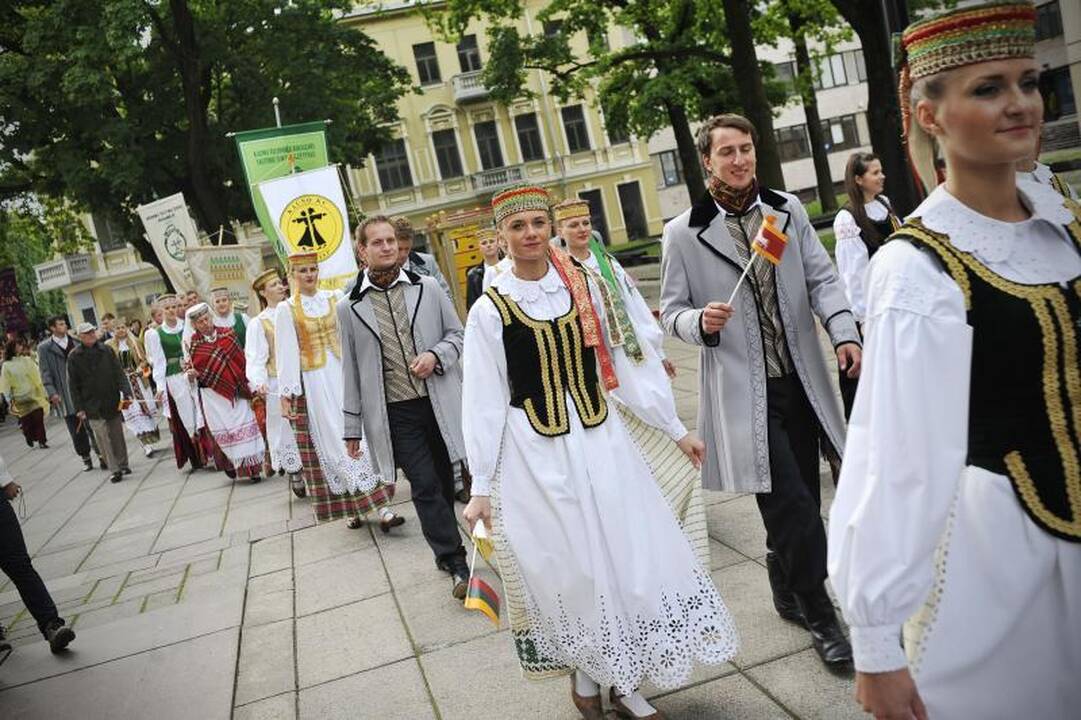 Kaune nuaidėjo pirmieji Dainų šventės akordai