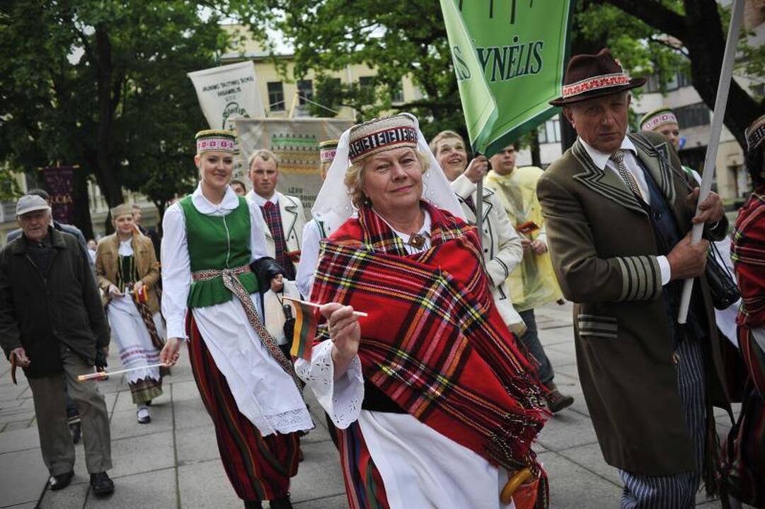 Kaune nuaidėjo pirmieji Dainų šventės akordai