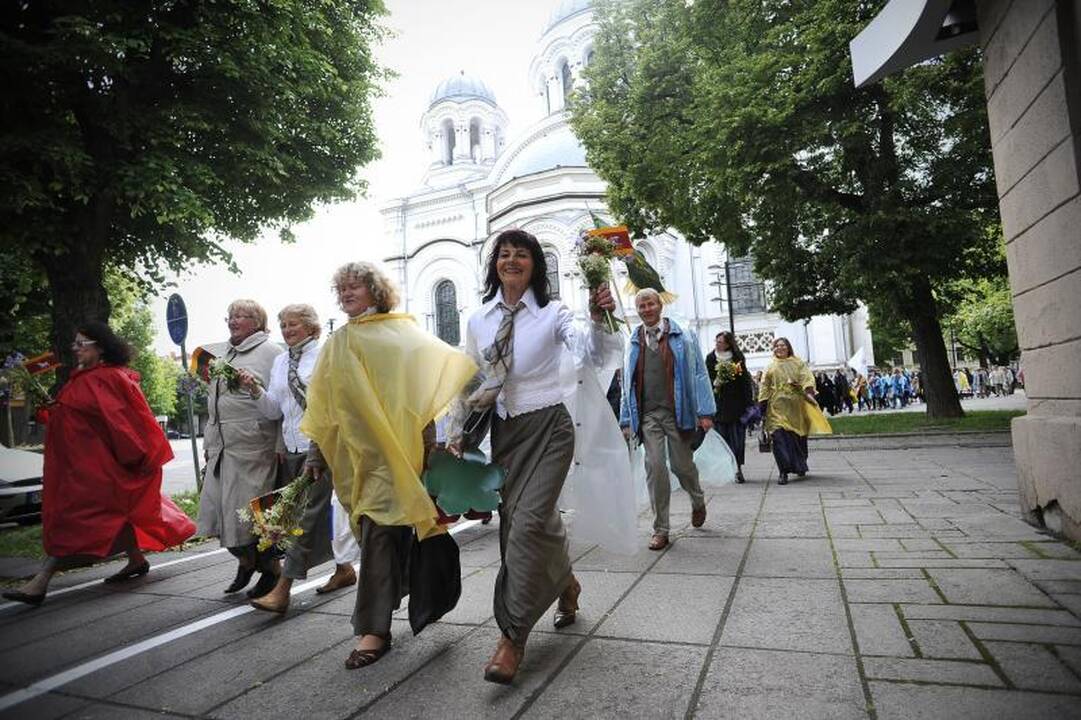Kaune nuaidėjo pirmieji Dainų šventės akordai