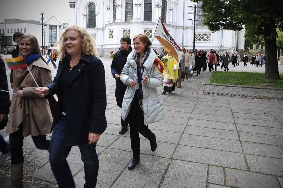 Kaune nuaidėjo pirmieji Dainų šventės akordai