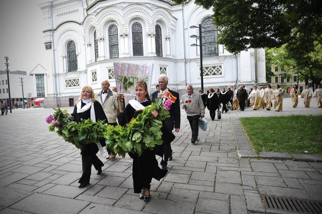 Kaune nuaidėjo pirmieji Dainų šventės akordai