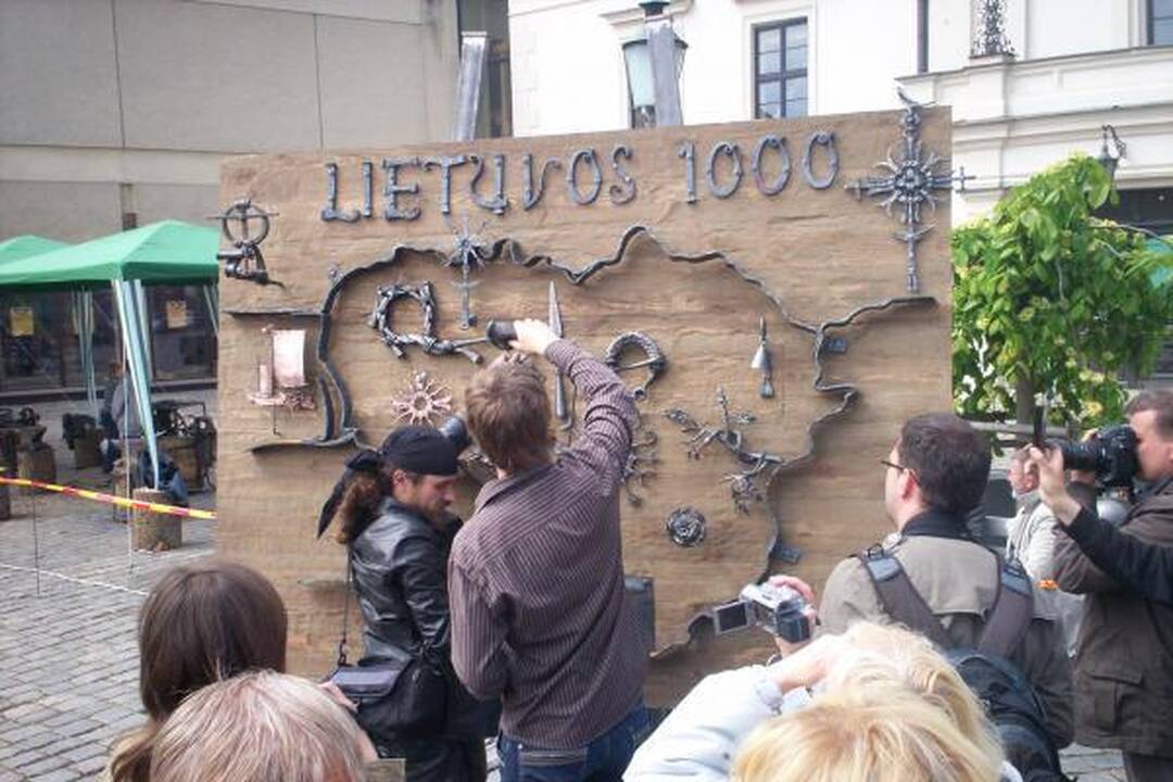 Klaipėdoje kalviai paminėjo Lietuvos tūkstantmetį