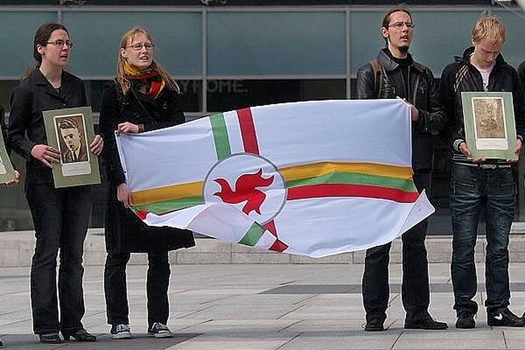 Sostinėje - protestas prieš karo veteranų eitynes gegužės 9-ąją (papildyta)