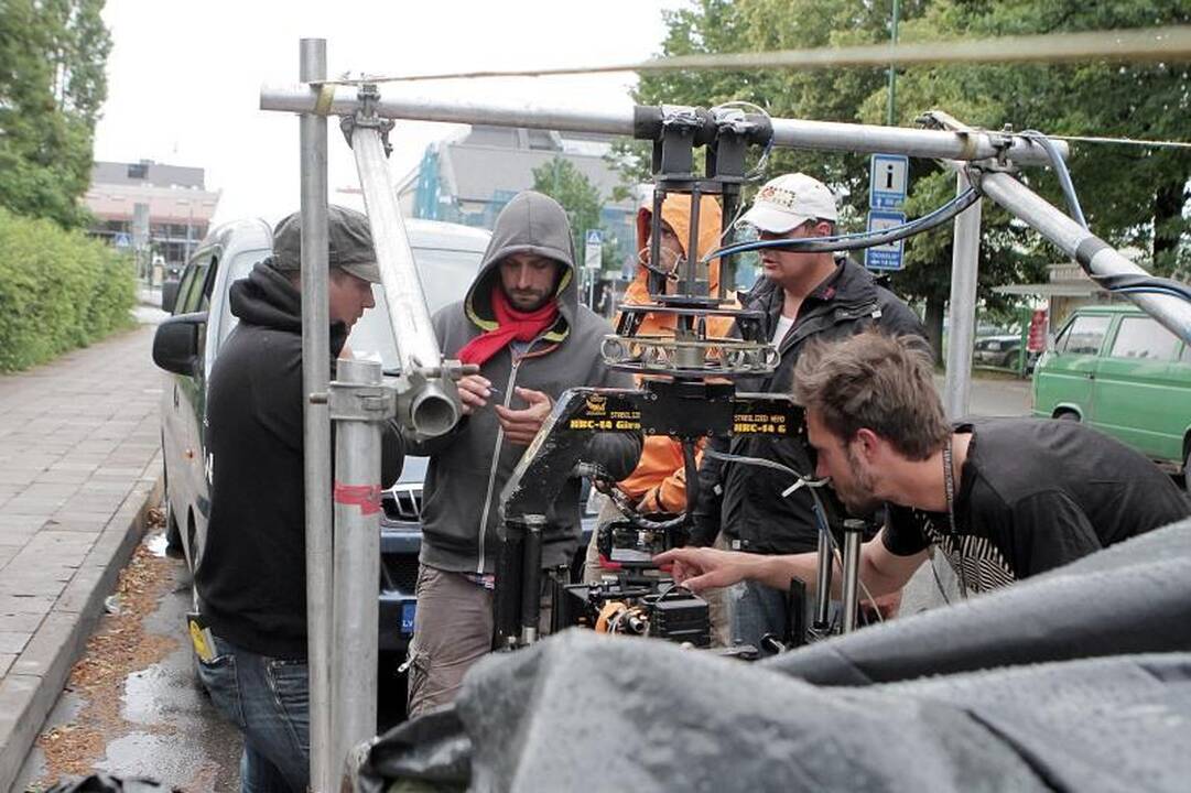 Filmo kūrėjų grafiką uostamiestyje koregavo orai 