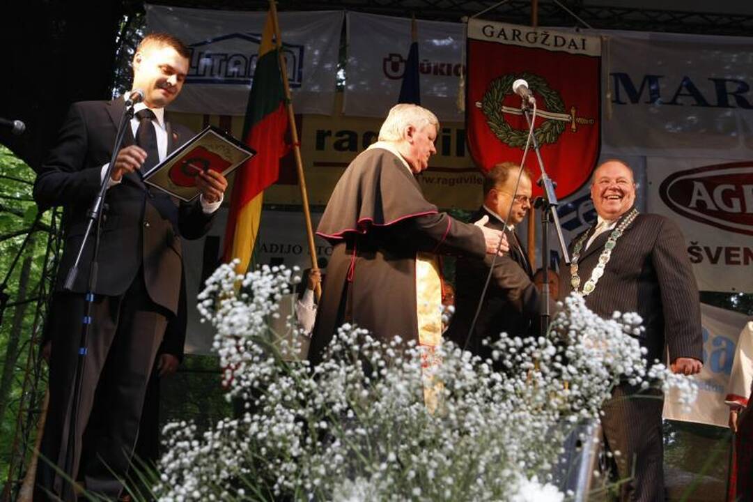 Per Gargždų gimtadienio šventę – mero inauguracija