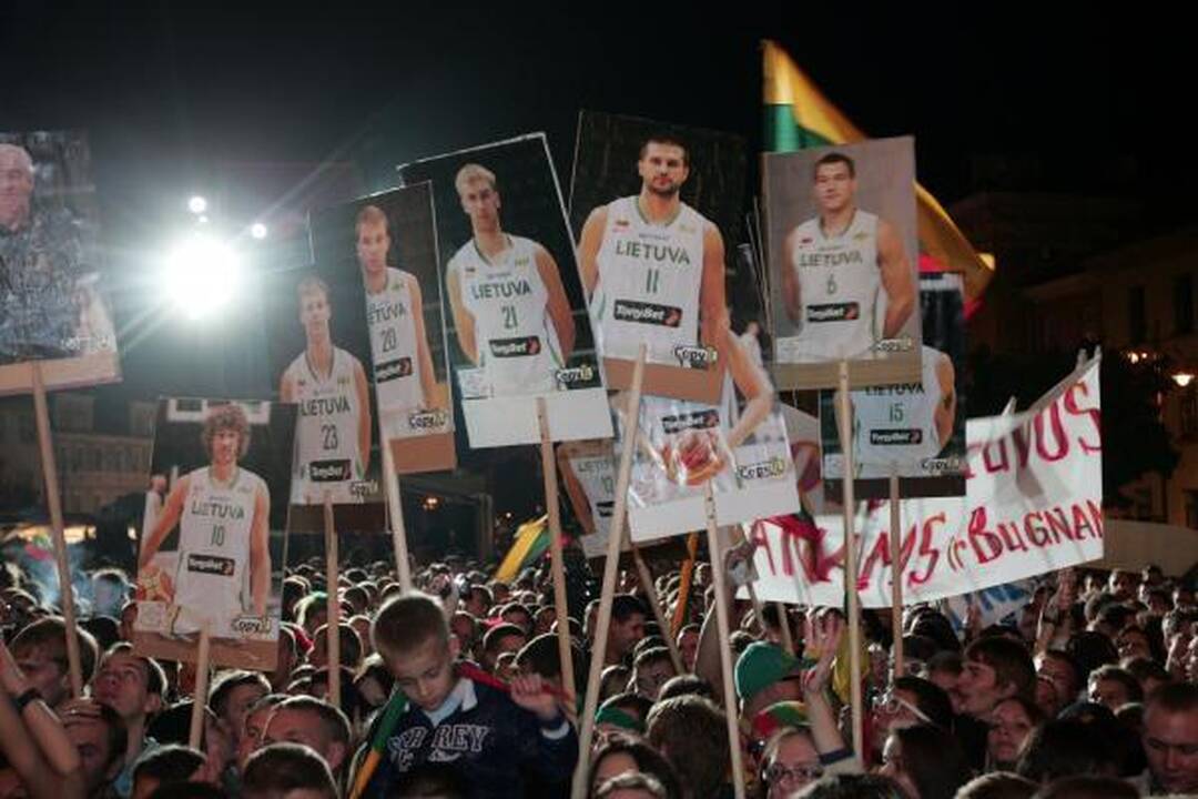 Krepšinio rinktinės sutiktuves Kaune tiesiogiai transliuos SPORT1
