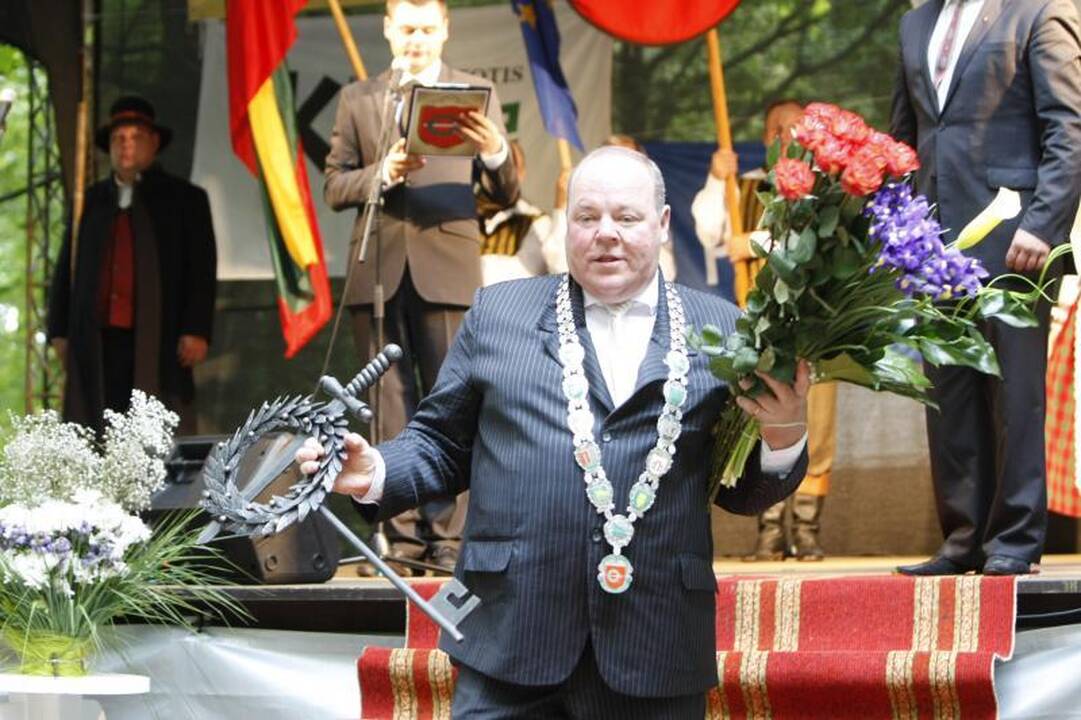 Per Gargždų gimtadienio šventę – mero inauguracija