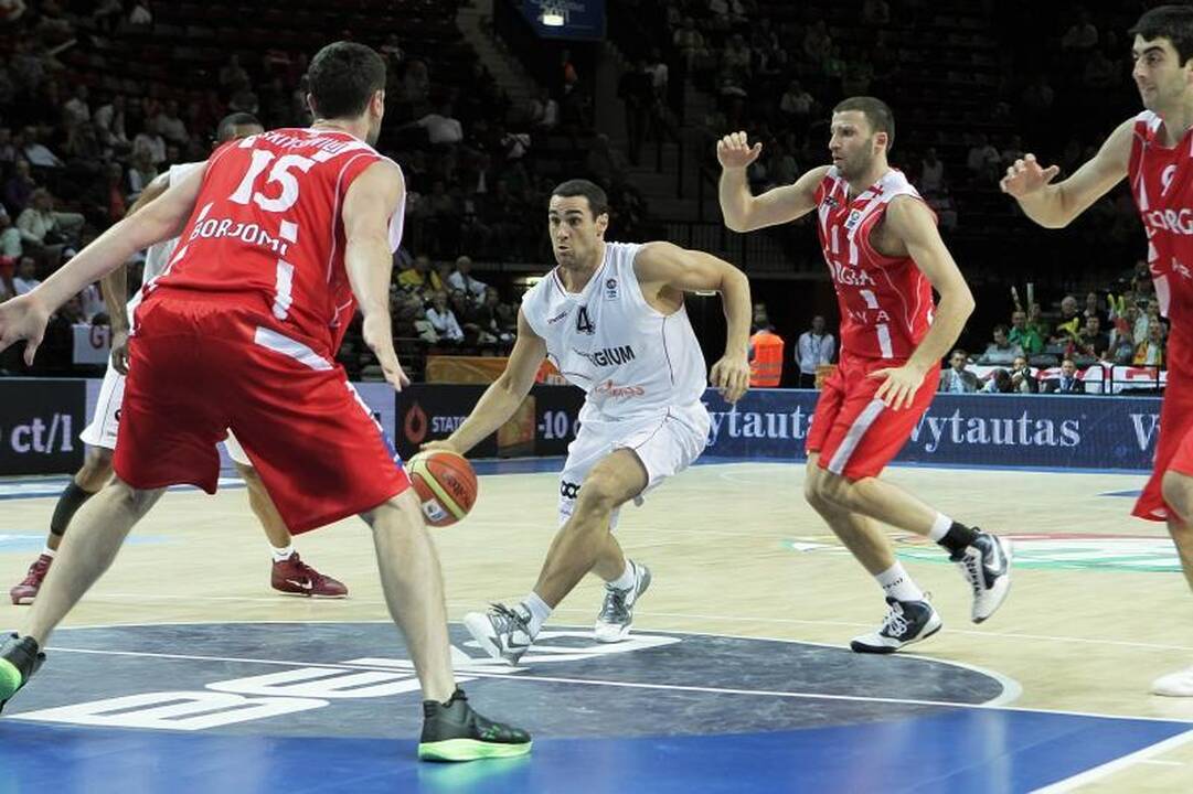 Klaipėdos arena: gruzinai akivaizdžia persvara įveikė belgus