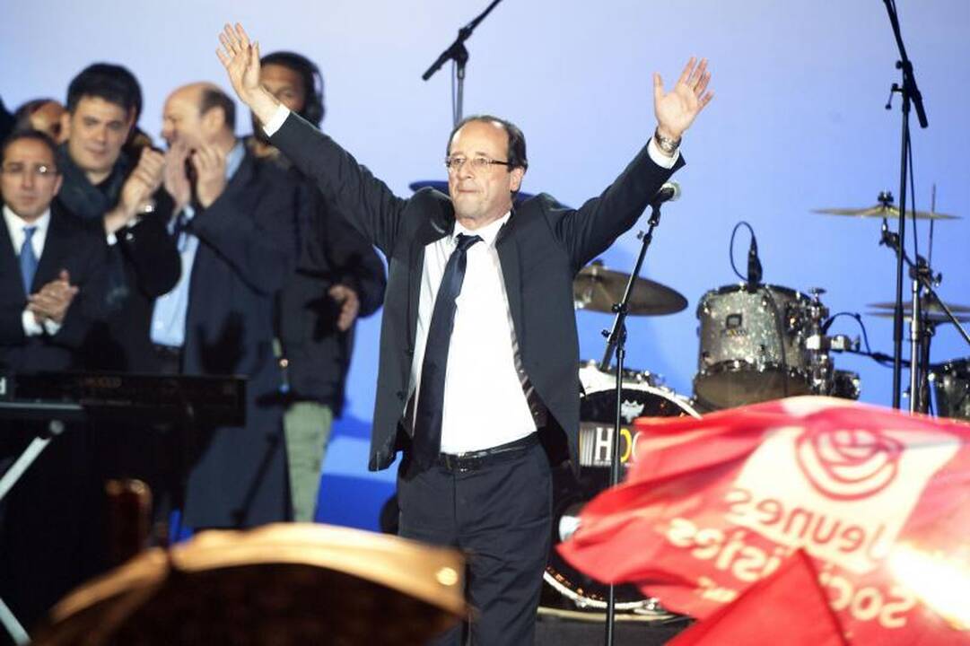 F.Hollande'as prezidento rinkimuose surinko 51,62 proc. balsų