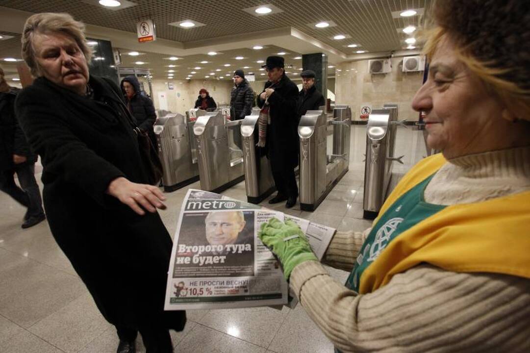 Rinkėjų lyga nepripažįsta Rusijos prezidento rinkimų