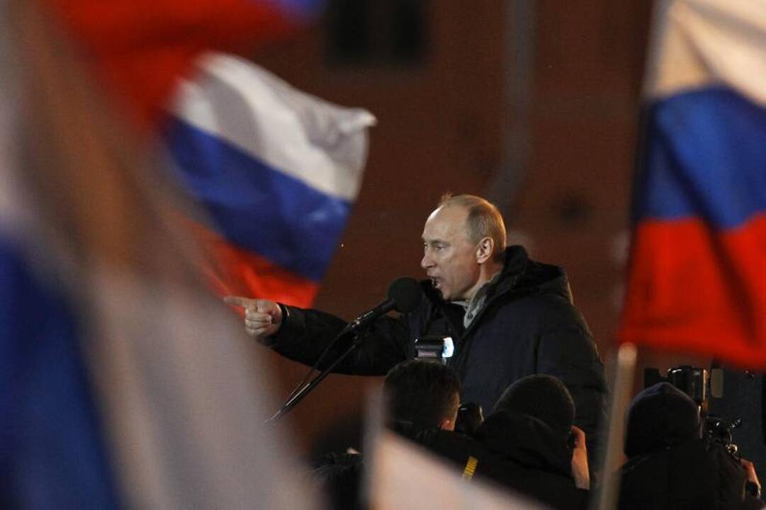 Lietuvoje per 76 proc. rusų balsavo už V.Putiną